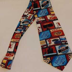 VINTAGE 1994 Labatt Brewing Tie Labatt Blue Labatt 50